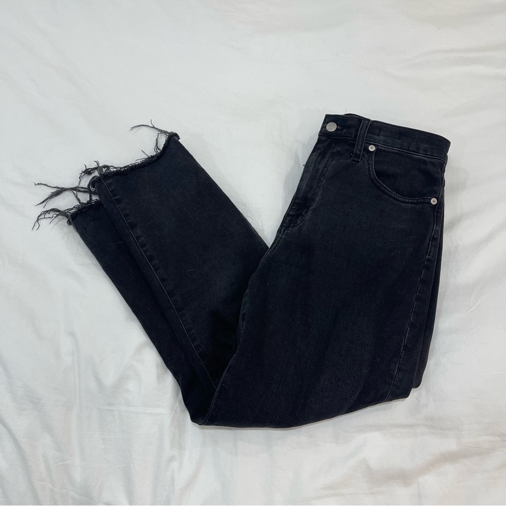 Madewell High Rise Crop Boy Jean